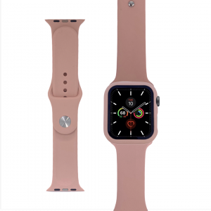Pastel Pink Band and Case 2 in 1 for Apple Watch 1/2/3/4/5/6