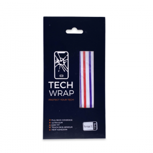 Blue/Red/White Striped TPS Tech Wrap for AirPods 1/2