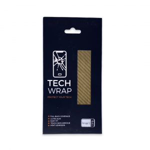 Gold Carbon Fibre TPS Tech Wrap for AirPods 1/2