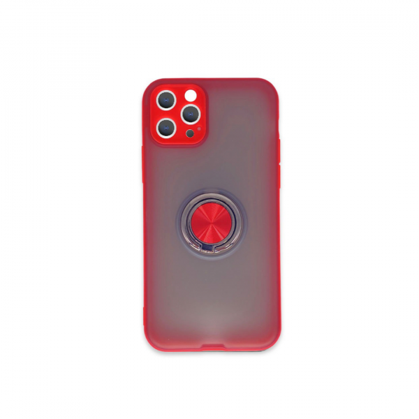 Red Frosted Ring Protective Case