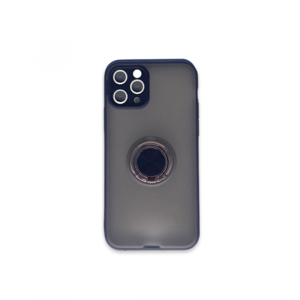 Black Frosted Ring Protective Case