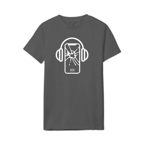 Headphones T-Shirt Grey by TPS