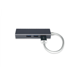 3 Port USB Hub with Gigabit Ethernet Adapter