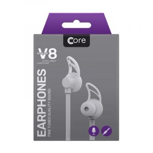 CORE V8 Earphones White