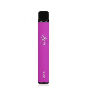 Grape Elf Bar (600 Puff) 2% Nic Salt ?