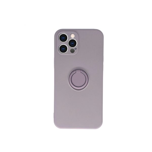 Grey Pastel Magnetic Ring Case