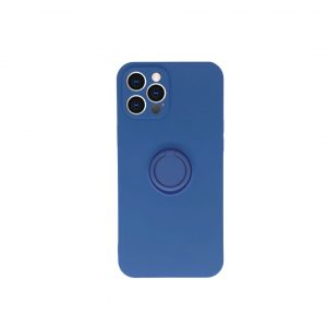 Dark Blue Pastel Magnetic Ring Case