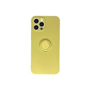 Yellow Pastel Magnetic Ring Case
