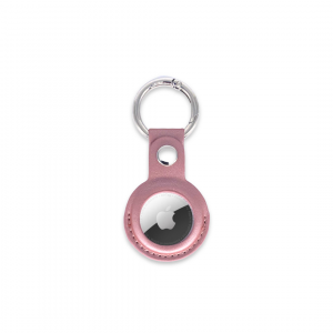 Dark Pink Air Tag Protective Case