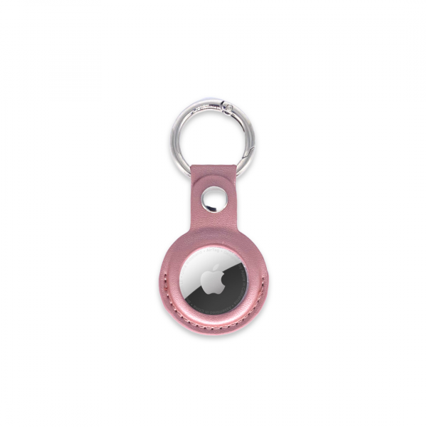 Dark Pink Air Tag Protective Case