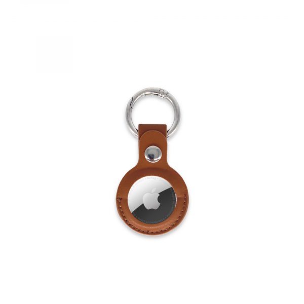 Brown Air Tag Protective Case