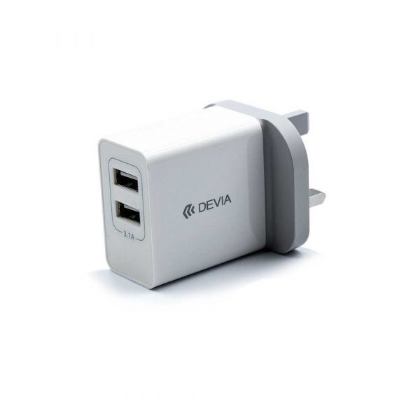 DEVIA Dual USB Charger 3.1A