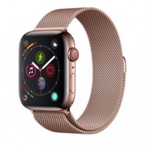 Devia Gold Stainless Steel Milanese Loop Strap for iWatch