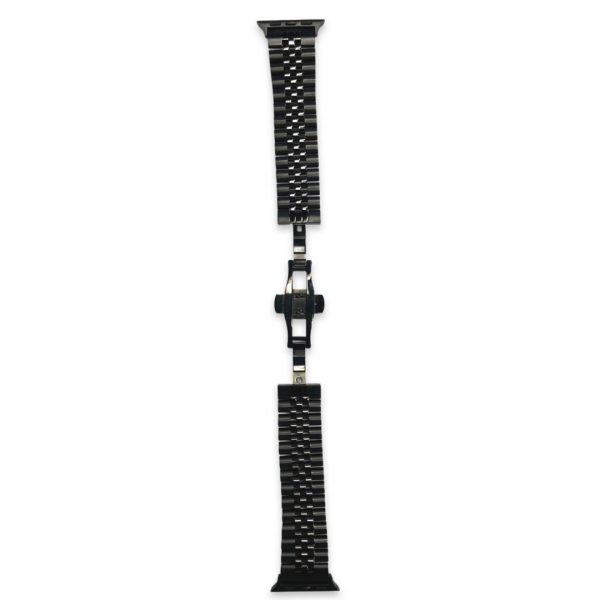 Black Stainless Steel Band for iWatch - Image 3