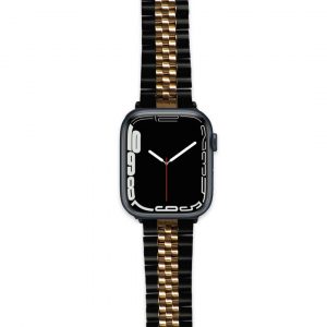 Black/Rose Gold Stainless Steel Band for iWatch