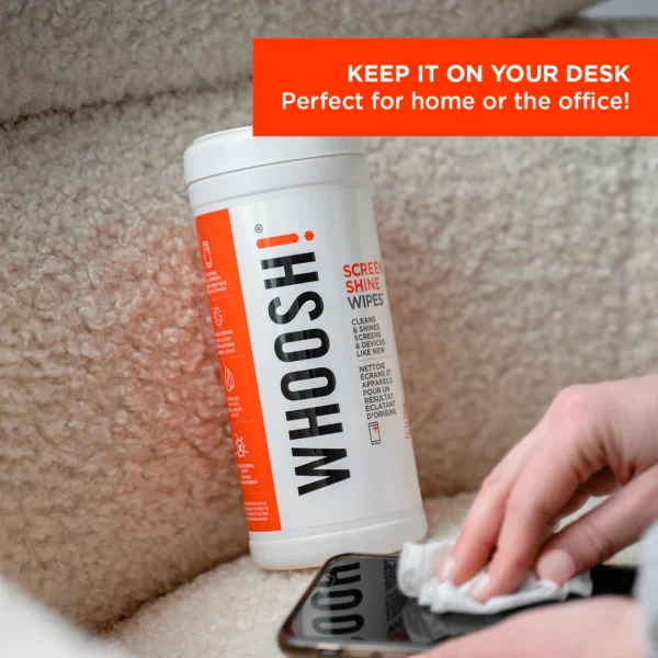 WHOOSH! Screen Shine Wipes (70 wipes) - Image 2