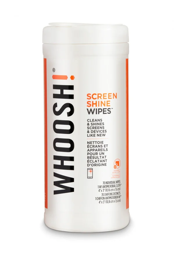 WHOOSH! Screen Shine Wipes (70 wipes)