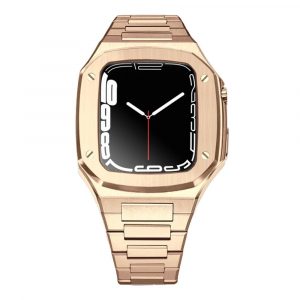 Rose Gold Luxury Metal Bracelet and Case for iWatch