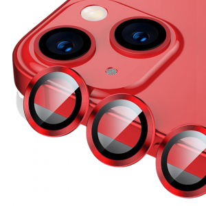 Red Rear Camera Glass Protectors for iPhone