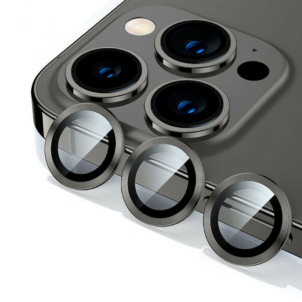 Black Rear Camera Glass Protectors for iPhone