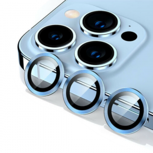 Blue Rear Camera Glass Protectors for iPhone