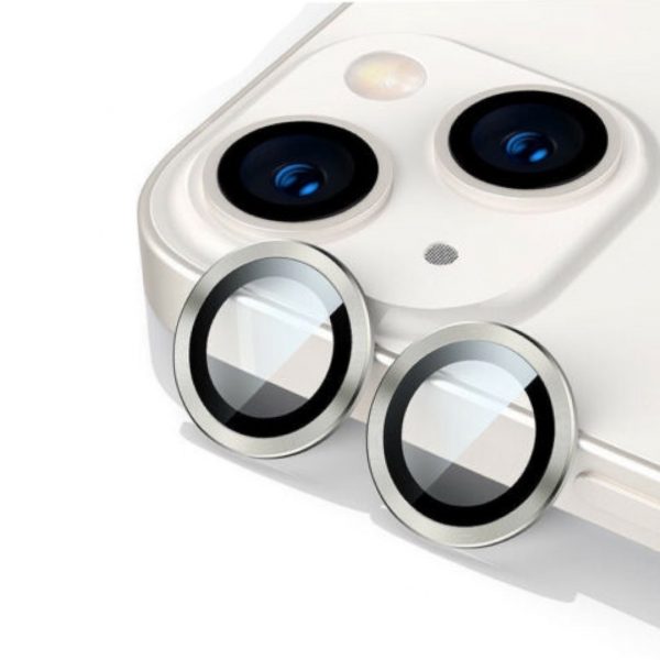 Silver Rear Camera Glass Protectors for iPhone