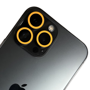 Orange Luminus Rear Camera Glass Protectors for iPhone 13 / 14 - Mini / Plus / Pro / Pro Max Models ( as seen on TikTok )