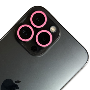 Pink Luminus Rear Camera Glass Protectors for iPhone 13 / 14 - Mini / Plus / Pro / Pro Max Models ( as seen on TikTok )