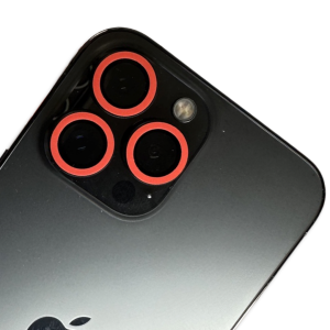 Light Red Luminous Rear Camera Glass Protectors for iPhone 13 / 14 - Mini / Plus / Pro / Pro Max Models ( as seen on TikTok )