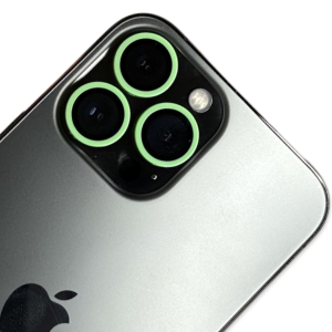 Green Neon Rear Camera Glass Protectors for iPhone 13 / 14 - Mini / Plus / Pro / Pro Max Models ( as seen on TikTok )